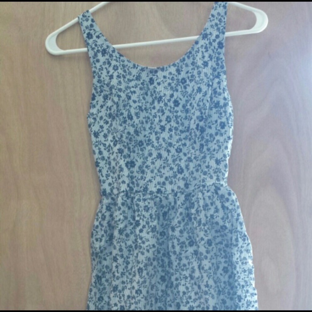 ISO Maurices Blue Floral Dress